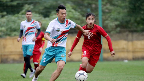 Đội tuyển nữ  Việt Nam thắng ‘hủy diệt’ đội nam cựu cầu thủ Hà Nội